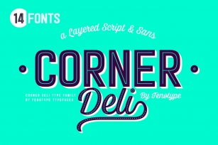 Corner Deli Layered Pack Font Download