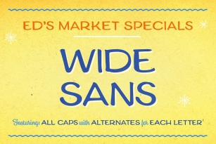 Ed's Market Wide Font Download