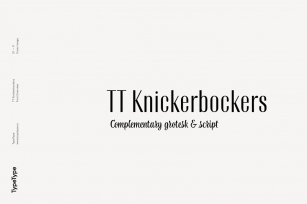 TT Knickerbockers Font Download