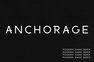 Anchorage Font Download