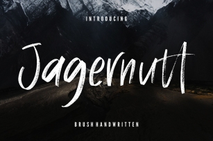Jagernutt Brush Handwritten Font Download