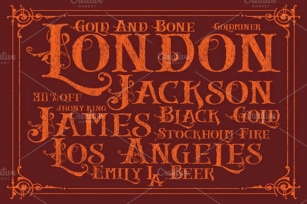 Gold And Bone Font Download