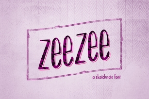 ZeeZee: A Handrawn Sketchnote Font Download