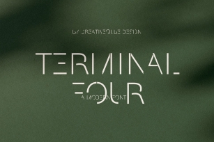 Terminal Four Modern Font Download