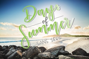 Days of Summer Sans Serif Font Download