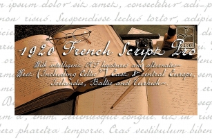 1920 French Script Pro OTF Font Download