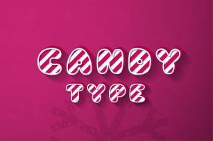 Christmas Candy Type Font Download