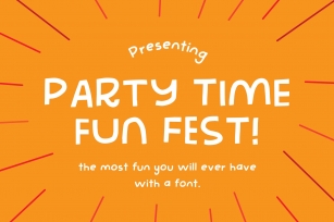 Party Time Fun Fest Font Download