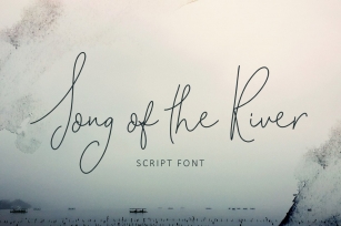 Song of the River Script Font Download