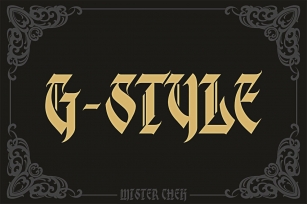 G-Style Font Download