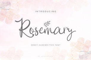 Rosemary Script! with Bonus! Font Download