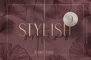 Stylish Duo + Logo Templates Font Download