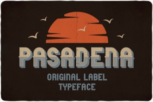 Pasadena typeface Font Download