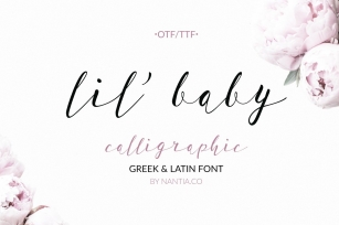 Lil'Baby Script Greek Font Download