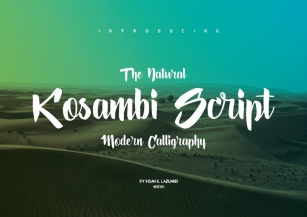 Kosambi Script Font Download
