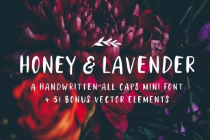 Honey  Lavender Cute + Extras Font Download