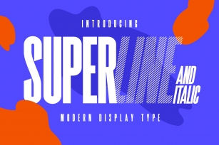 SuperLine Display Typeface Font Download