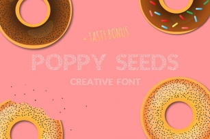 Font Poppy Seeds +Bonus) Font Download