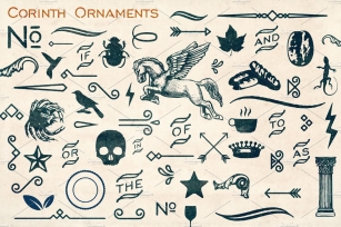 Corinth Ornaments Font Download