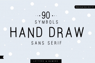 Hand Draw sans serif Font Download