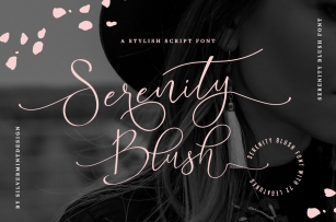 Serenity Blush Font Download