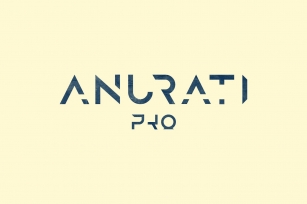 Anurati Pro — typeface (2 weights) Font Download