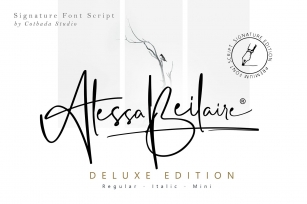 Alessa Beilaire Deluxe Edition Font Download