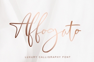 Affogato Luxury Calligraphy Font Download