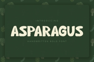 Asparagus Handwritten Font Download