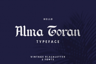 Alma Toran Typeface Font Download