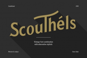 Scouthels Typeface Font Download