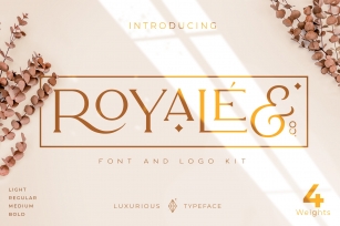 Royale Luxurious Typeface + LOGOS Font Download