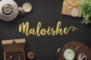 Maloishe Brush Script Font Download