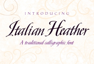 Italian Heather Font Download