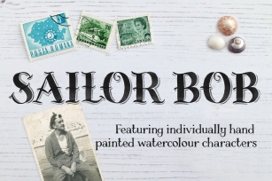 Sailor Bob Watercolour Display Font Download
