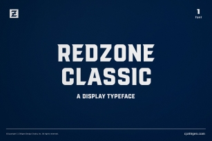 Redzone Classic Font Download