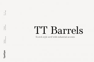 TT Barrels Font Download