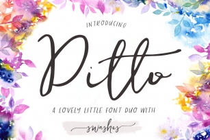 Ditto + Swashes Font Download