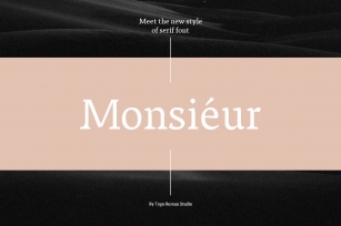 Monsieur Font Download