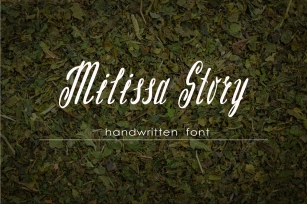 Milissa story script font Font Download