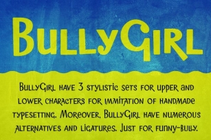 BullyGirl Complete Font Download