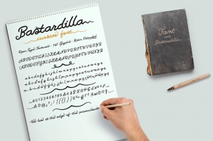 Bastardilla -cursive font- Font Download