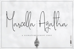 Marcella Agatha Typeface Font Download