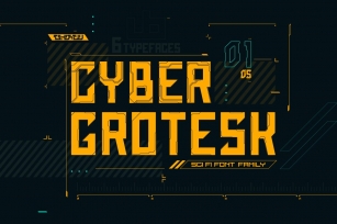Cyber Grotesk. family Font Download
