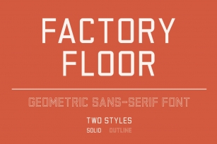 Factory Floor Font Download
