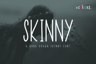 Hand Draw Skinny Font Download