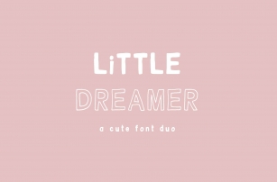 Little Dreamer Duo Font Download