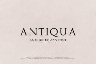 Antiqua Font Download