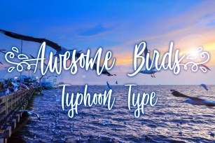 Awesome Birds font Font Download