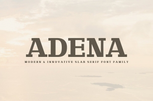 Adena Slab Serif Family Font Download